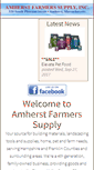 Mobile Screenshot of amherstfarmerssupply.com